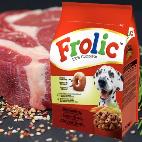 SUCHA KARMA DLA PSA MARS Frolic 2,6 kg z wołowiną i warzywami PEŁNOPORCJOWA SUCHA KARMA DLA PSA MARS Frolic 2,6 kg z wołowiną i warzywami PEŁNOPORCJOWA