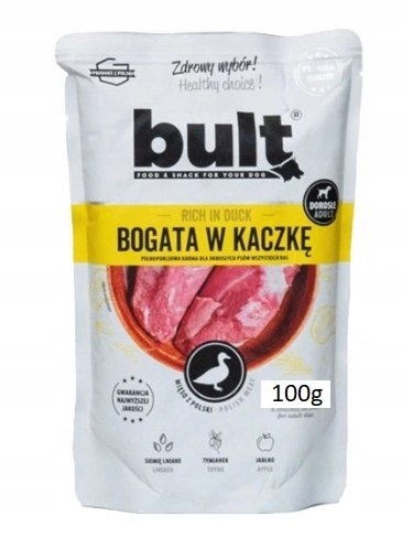 MOKRA KARMA DLA PSA KACZKA SASZETKA BULT 100g BEZZBOŻOWA HIPOALERGICZNA EAN (GTIN) 5903802472493